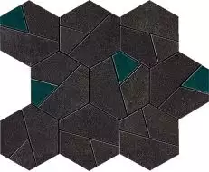 AN7A Boost Tarmac Mosaico Hex Jade 25x28.5