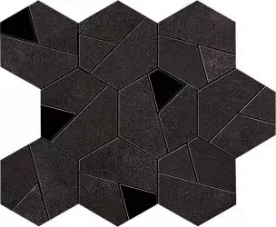 AN7B Boost Tarmac Mosaico Hex Black 25x28.5