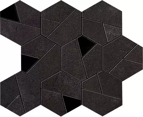 AN7B Boost Tarmac Mosaico Hex Black 25x28.5