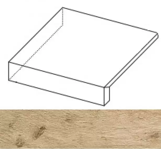 ANL5 Axi Golden Oak Scalino Angolare SX 22.5x22.5