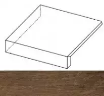 ANL7 Axi Dark Oak Scalino Angolare SX 22.5x22.5