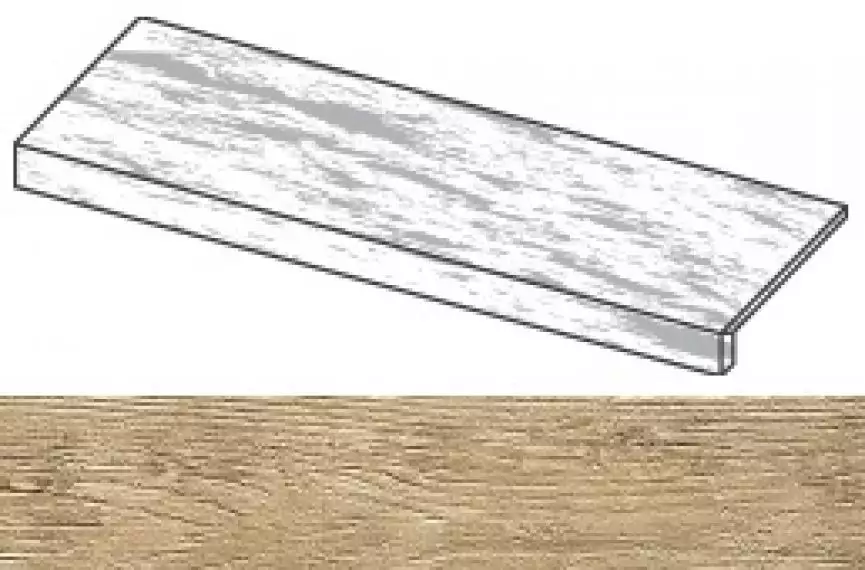 ANMN Axi Golden Oak Elemento L Strutturato 22.5x90x4