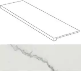 ASMH Marvel Calacatta Scalino 33x90