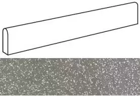 AT9P Marvel Terrazzo Grey Battiscopa Matt 7.2x60