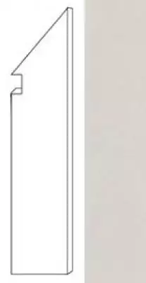 AUIZ Arkshade White Battiscopa Sag.Dx. 7.2x30