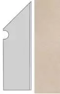 AUO4 Kone Beige Battiscopa Sag.Dx. 7.2x30