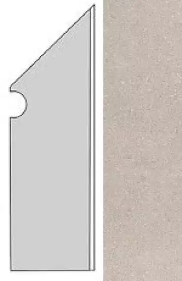 AUO5 Kone Silver Battiscopa Sag.Dx. 7.2x30