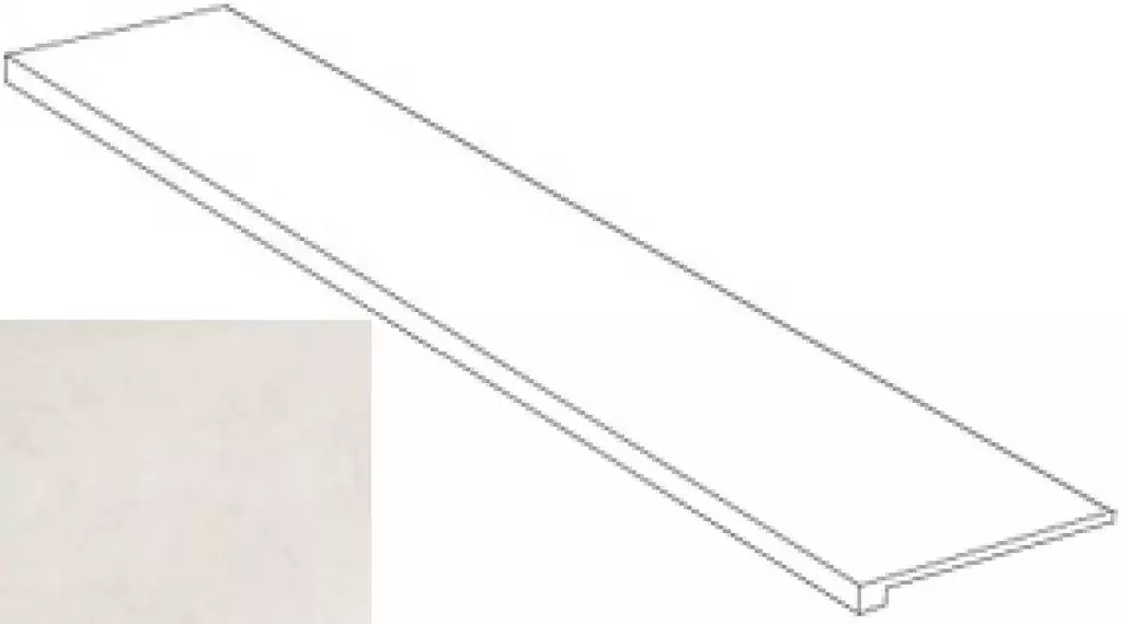 AZUC Dwell Off White Scalino 33x150