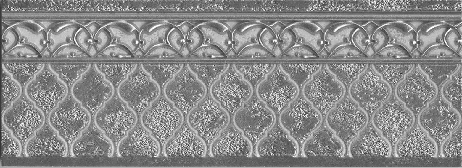 Alhambra Silver Zocalo 11x29.75