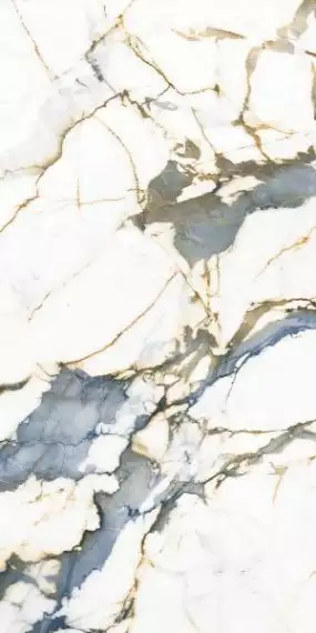 Andes Blanco Gold Blue carving 60x120