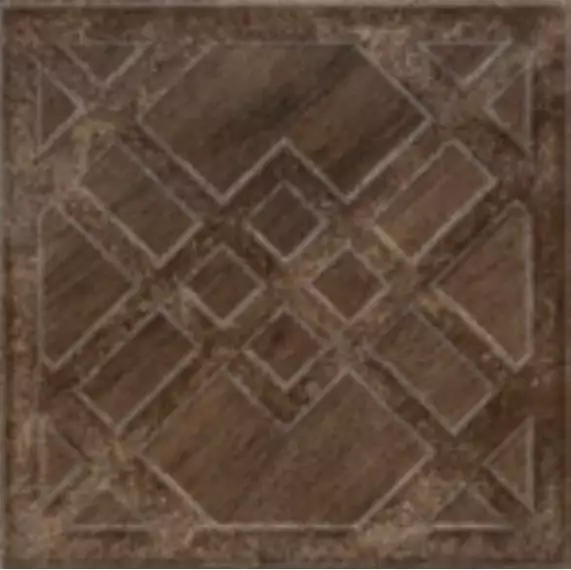 Antique Geometrie Walnut 20x20