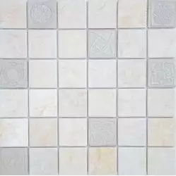 Art Travertino silver MAT 48x48x8 300x300x8
