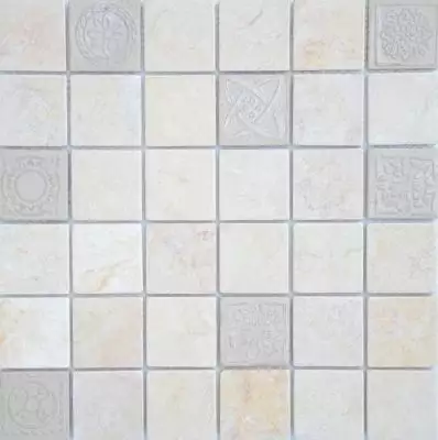 Art Travertino silver MAT 48x48x8 300x300x8