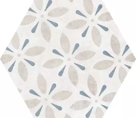 Atrium Hex Alpha Mix-Azul 25.8x29