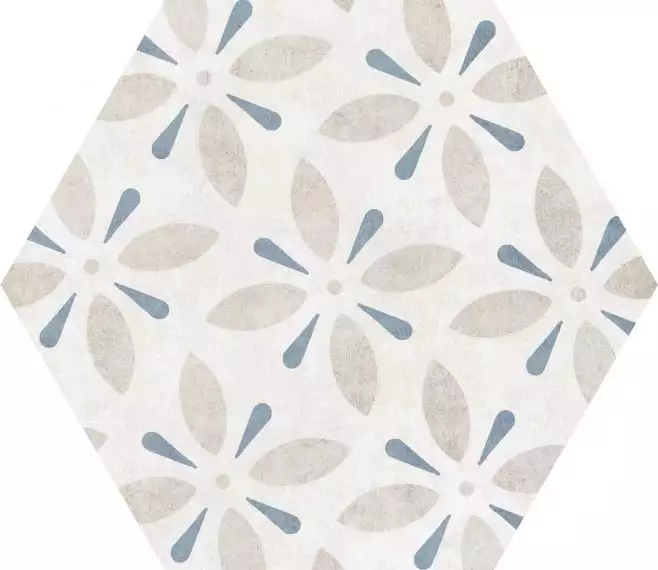 Atrium Hex Alpha Mix-Azul 25.8x29