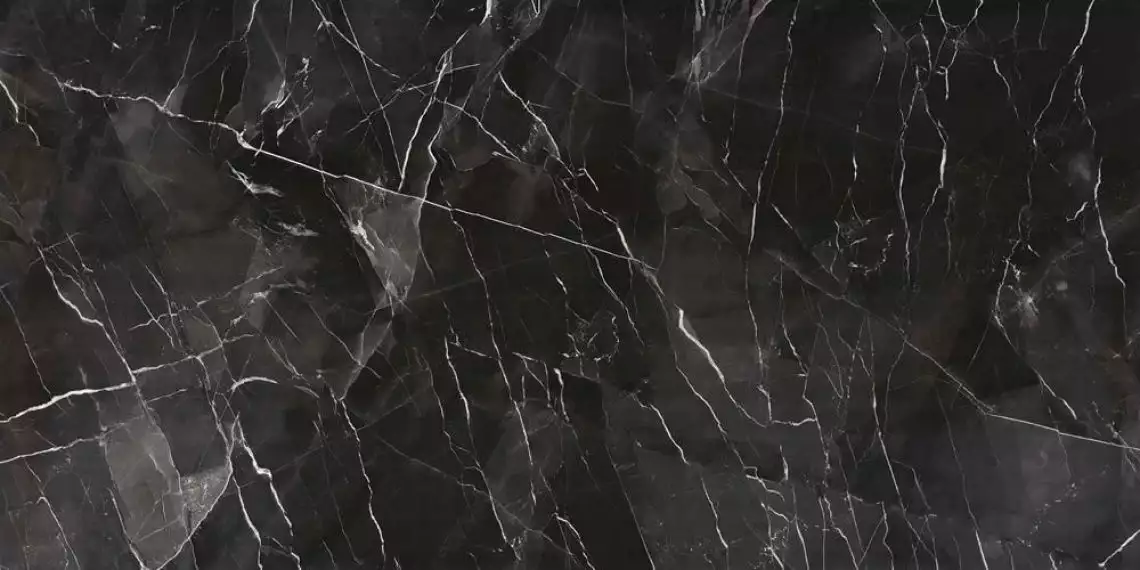 BLACK CALACATTA KRISTAL Rectified PARLAK NANO 120X240