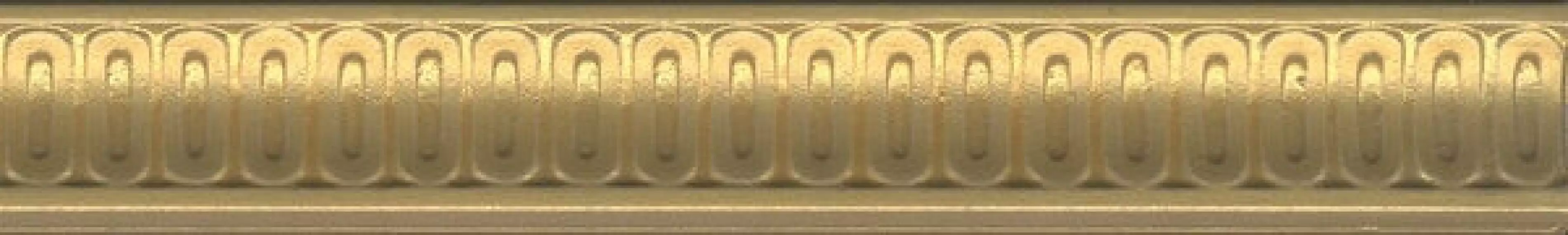 BOA005 Плитка Бордюр Борромео золото 25*4