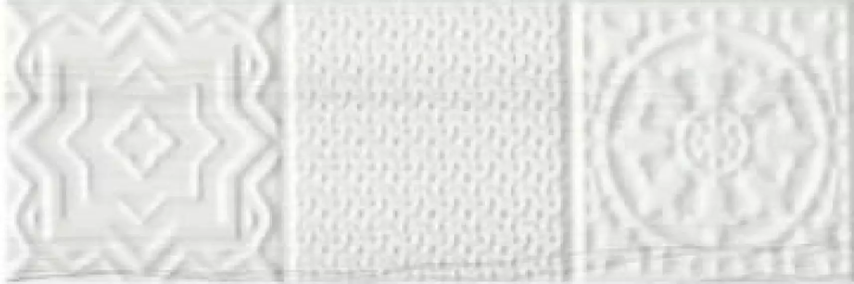 Belvedere Relieve Blanco 10x30