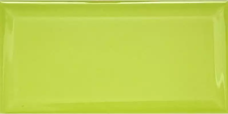 Biselado Pistacho Brillo 10х20