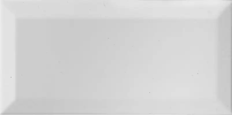 Blanco Brillo Bisel 10x20