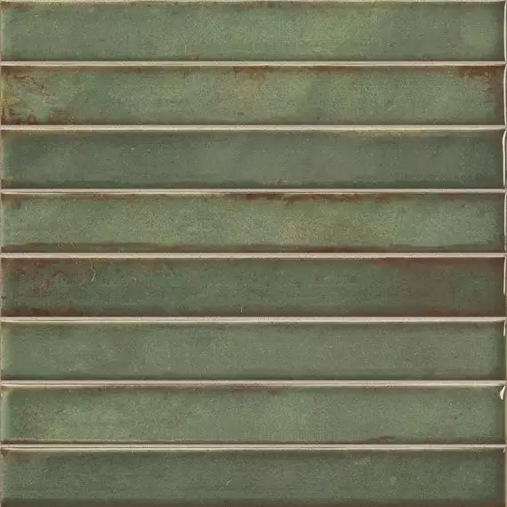 Brick Raku Emerald 35x35