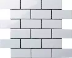 Brick White Glossy (A1001G) 29.1x29.5