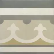 CAPRICE BURGUNDY BORDER 20x20