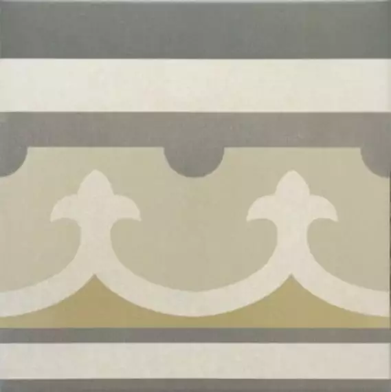 CAPRICE BURGUNDY BORDER 20x20