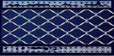 CENEFA DELIS COBALTO SILVER 20*10