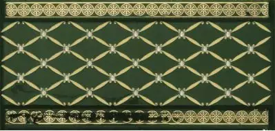 CENEFA DELIS VERDE BOTELLA GOLD 20*10