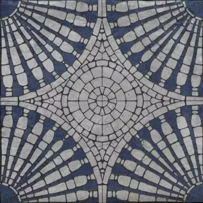 Carino Indigo Mosaico 20x20