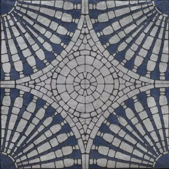 Carino Indigo Mosaico 20x20