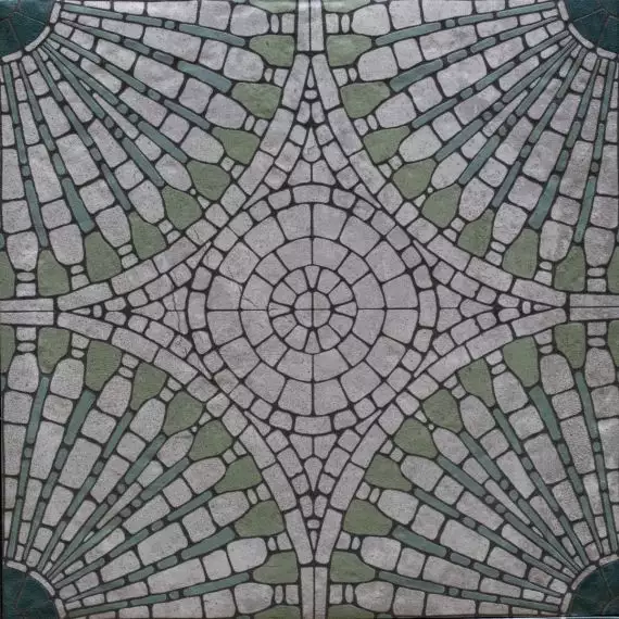 Carino Menta Mosaico 20x20