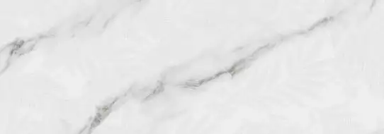 Carrara Leaves White 31.6x90