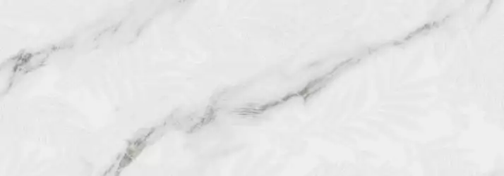Carrara Leaves White 31.6x90