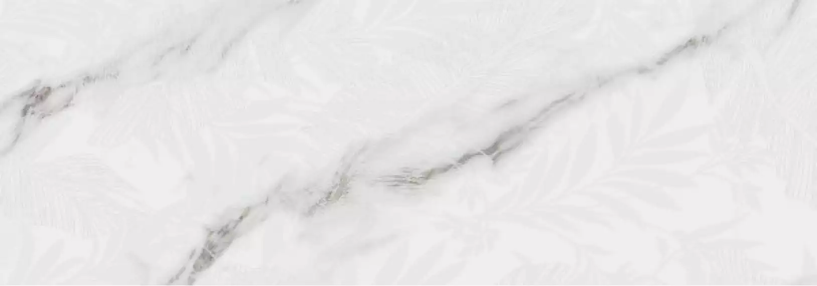 Carrara Leaves White 31.6x90