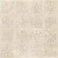 Cemento декор беж структурный Rett 120x120