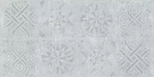 Cemento декор светло-серый структурный Rett 120x60
