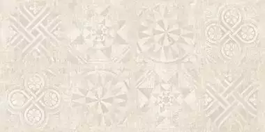 Cemento декор светлый беж структурный Rett 120x60