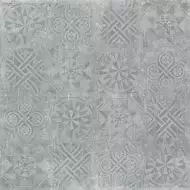 Cemento декор серый структурный Rett 120x120