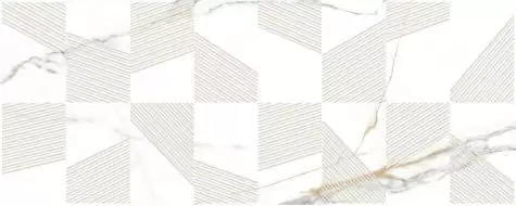 Champagne Mosaic Декор белый 20х50
