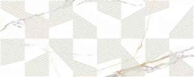 Champagne Mosaic Декор белый 20х50