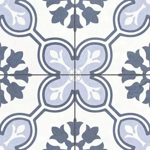 Chateau Blue Pre-Cut 45x45