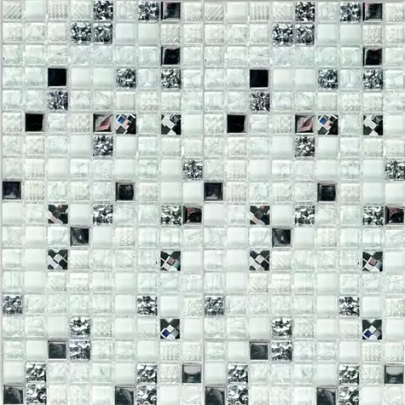 Crystal white (стекло) 15*15 300*300