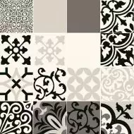 D-16-elementowy Beat of White Patch A 59.8x59.8