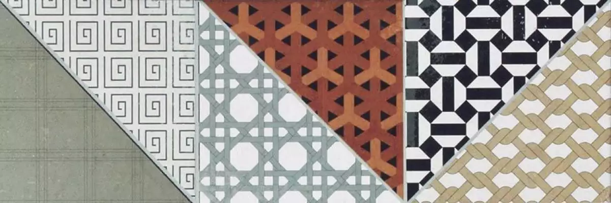DDPP2659 Deco multicoloured 15x45
