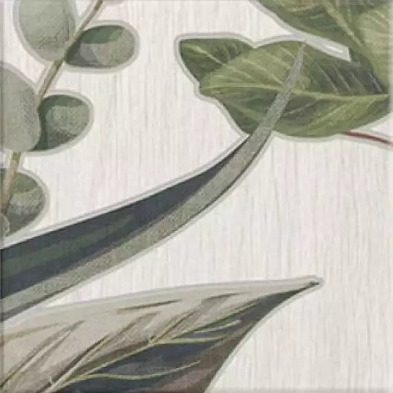 DECOR BLUE LEAVES 20x20