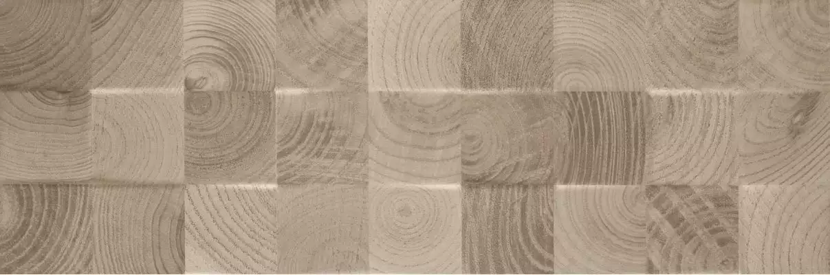 Daikiri Brown Wood Kostki Struktura 25х75
