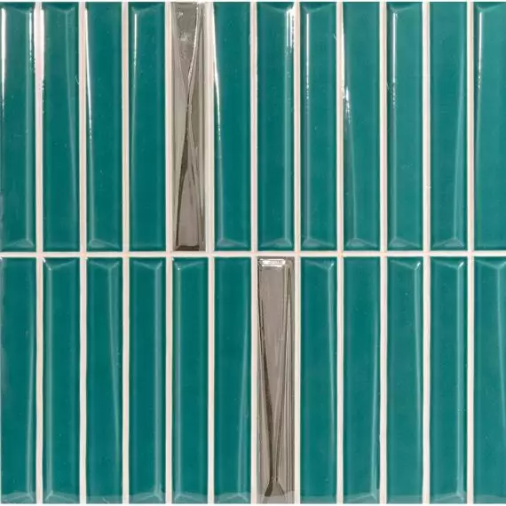 Decor Melody Turquoise Silver 20x20