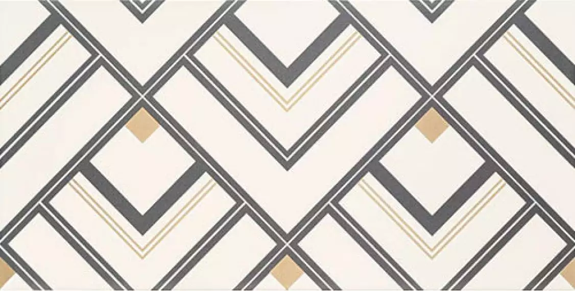 Dekor Bonella white 30.8x60.8